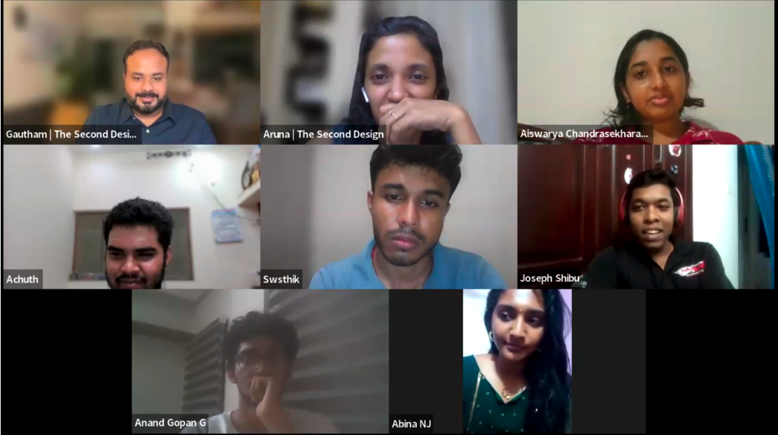 Zoom screenshot from a Beyond the Blueprint online session